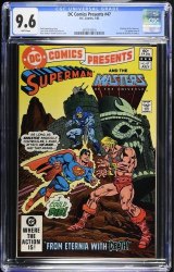 Cover Scan: DC Comics Presents #47 CGC NM+ 9.6 White Pages 1st App Masters of Universe! - Item ID #467207